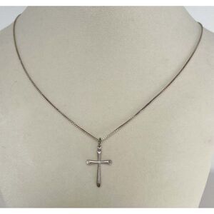 Sterling Silver 925 Chain Cross Pendant